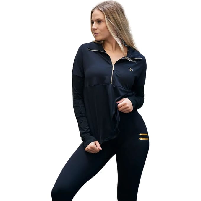 Dames sweatshirt 1/2 rits Wallderinska Edge