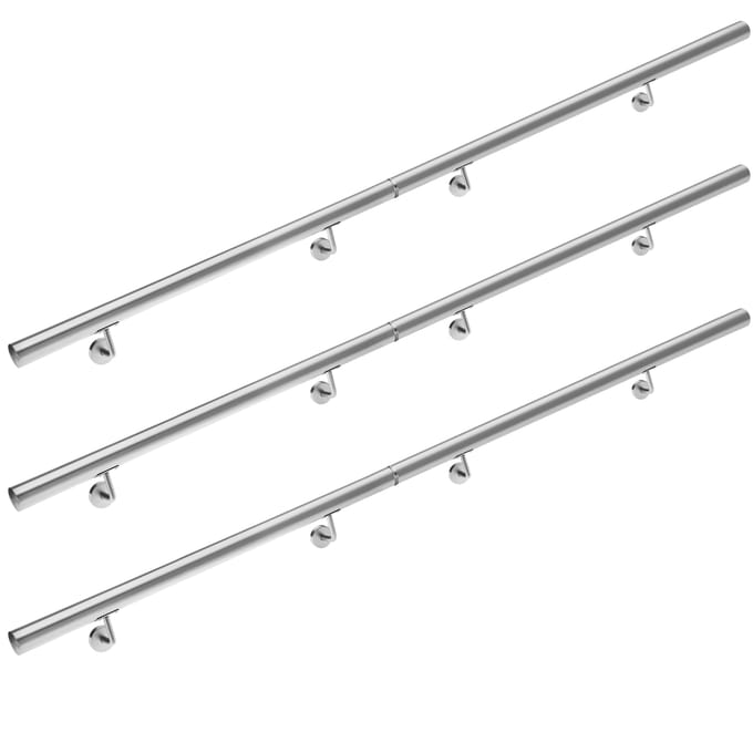 Monzana Trapleuning - RVS 4,2x600cm - Zilver