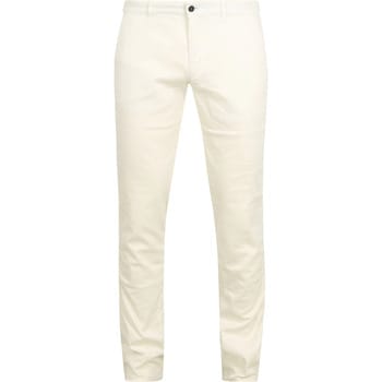 Suitable Chino broek Pico Wit - Maat 98 - Heren - Mannen broeken