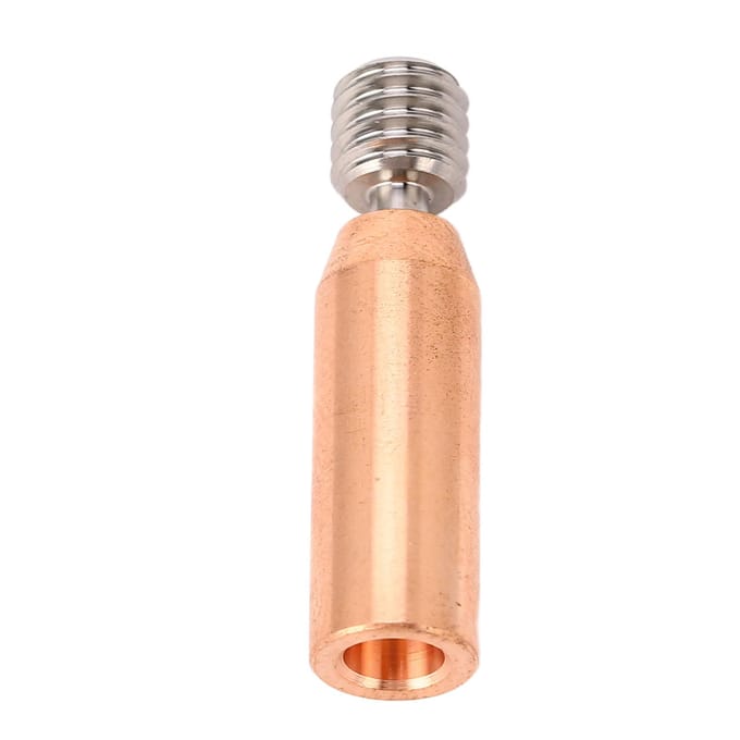 3D Printer Keel Nozzle Titanium Legering Rood Koper Bimetaal Heat Break Keelbuis voor Ender 3 beige