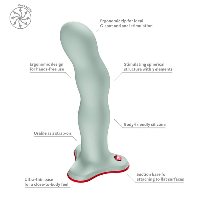 FUN FACTORY - BOUNCER G-SPOT DILDO LIGHT GREEN