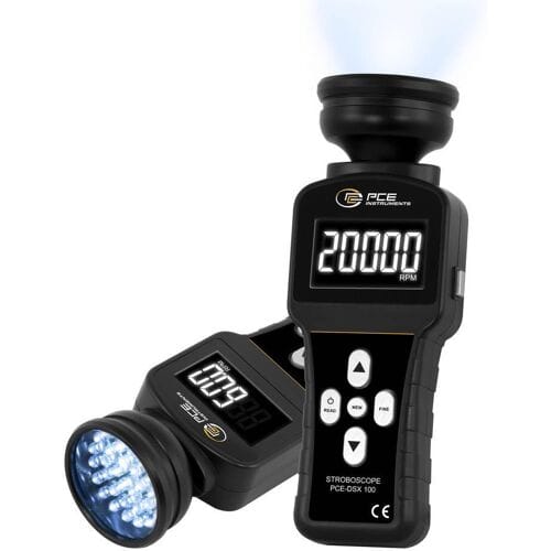 PCE Instruments PCE-DSX 100 Stroboscoop Optisch 1000 - 20000 omw/min