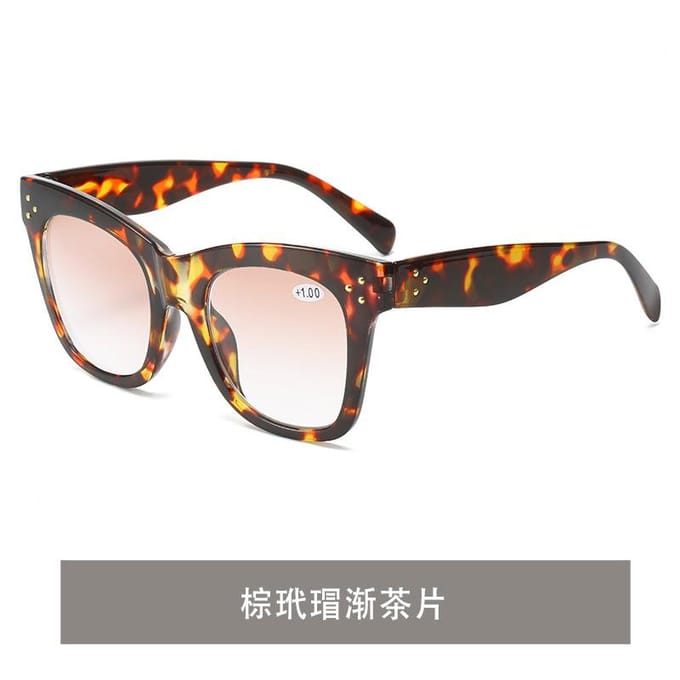 Lunettes de lecture progressives +1 0 à +4 0 Monture Large Lunettes de soleil pour presbytie Lunettes de mode multifonctionnelles 4 black