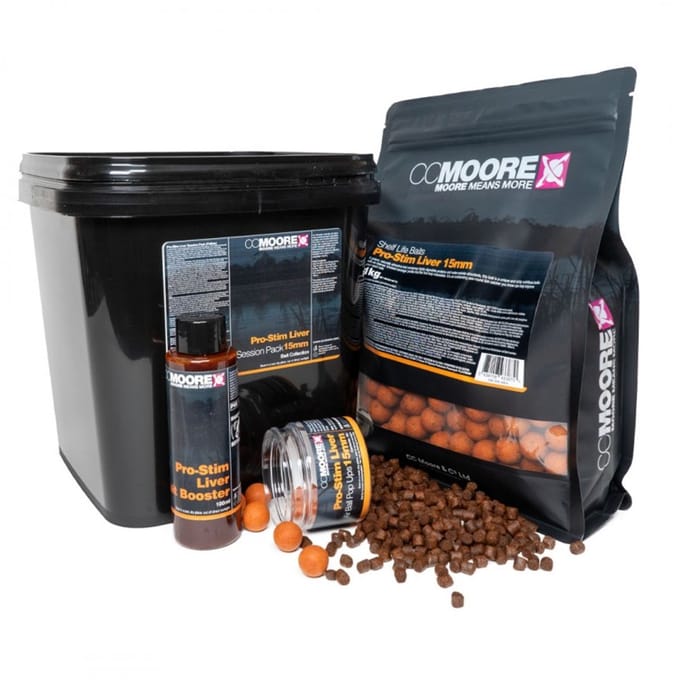 CC Moore Pro-Stim Liver Session Aas Pakket 18mm - Boilies