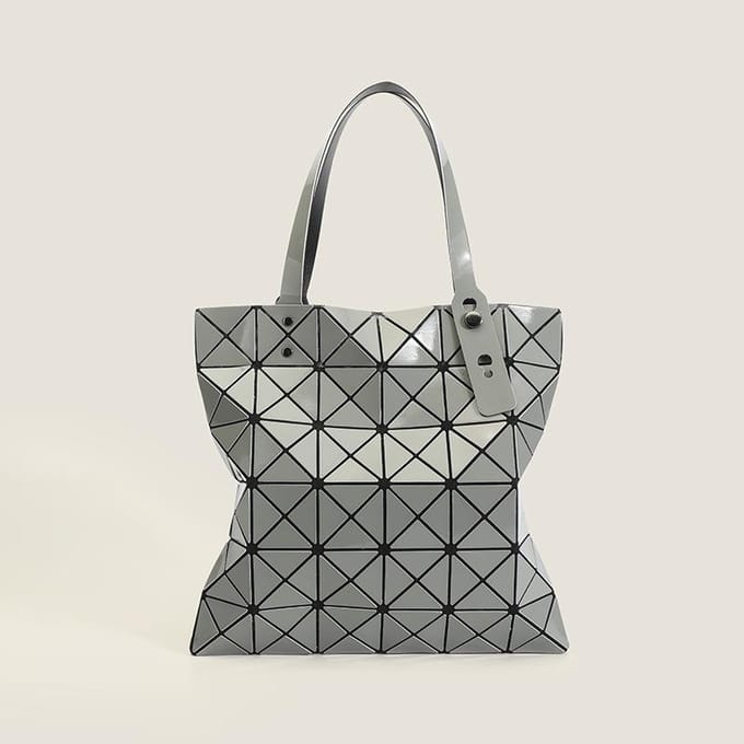 Niche Honderd Zes Ruit Geometrisch Ruit Mode Licht Handtas Mode Honderd Honderd Draagtas Vrouw wit