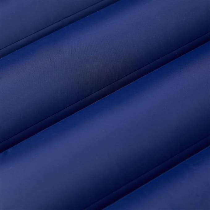 vidaXL - Kampeermatras - met - kussen - zelfopblazend - 1-persoons - marineblauw