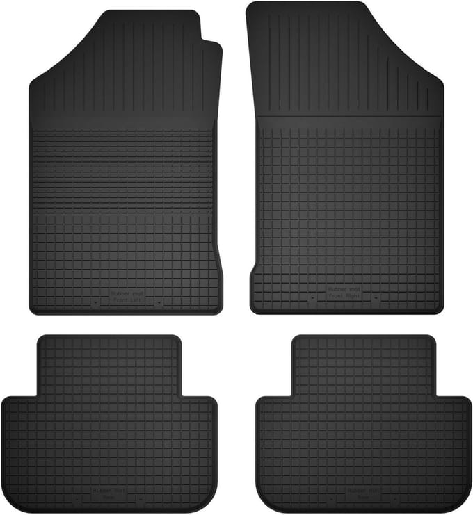 Wielganizator BasicProtect Serie - Rubber Automatten - 1,5 cm Rand - Antislip - Eenvoudige Montage