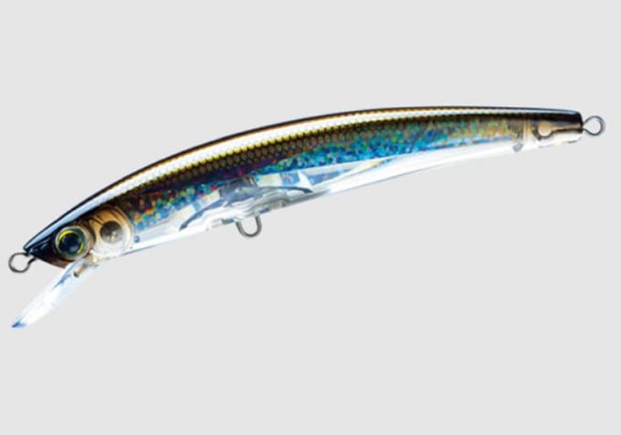 Yo Zuri 3D Crystal Minnow 110 mm Drijvend Aas F1146-SBR (5761) gray