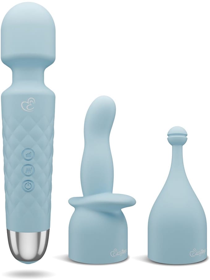 EasyToys – Wand Collection Mini Wand Vibrator – Blauw