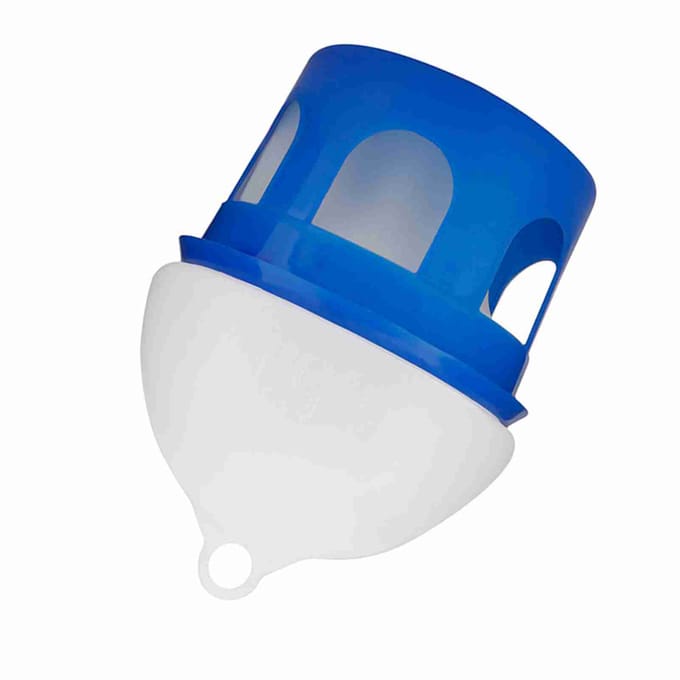 Automatische voederbak voor duiven met grote capaciteit, waterdispenser 4L white