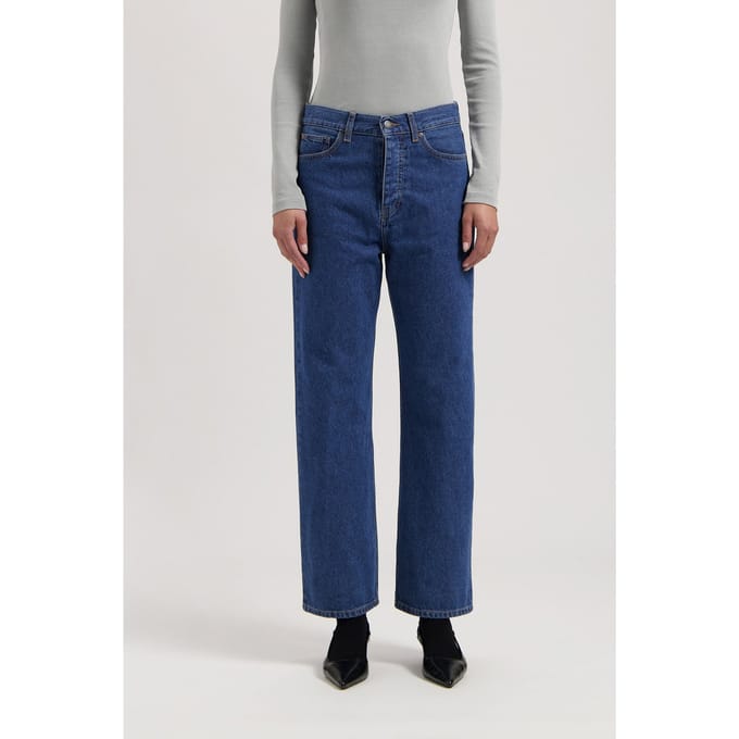 Mud Jeans Emma Low Loose - Medium Stone Medium Stone Taglia: W32L30 | Jeans straight fit Outlet | Donna