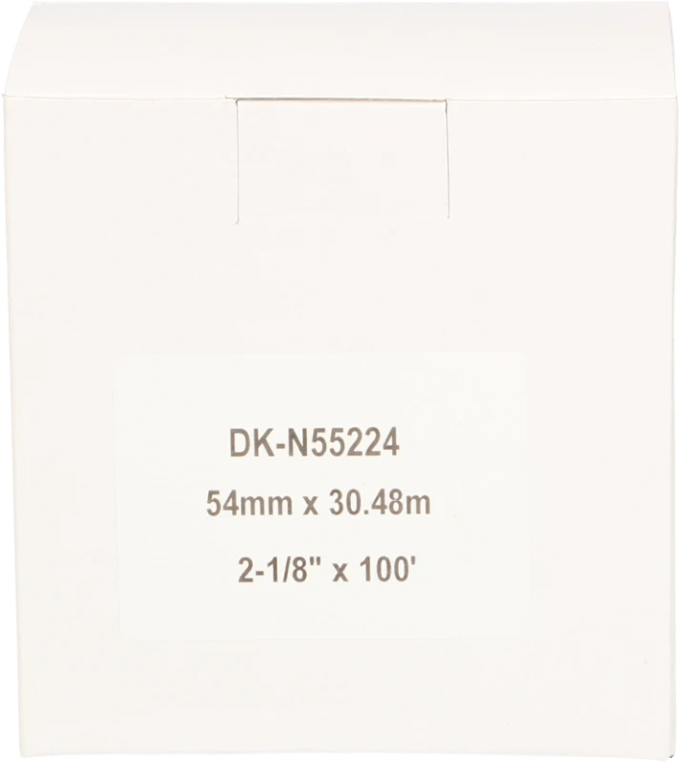 FLWR - Labels / DK-N55224 / Wit - Geschikt voor Brother