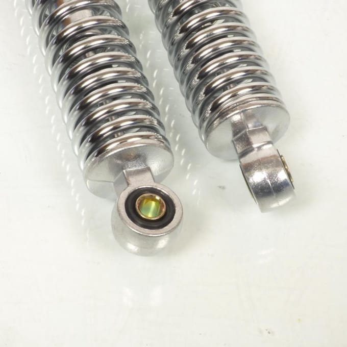 Paire d'amortisseur arrière chromé réglable 310mm pour mobylette cyclomoteur mob