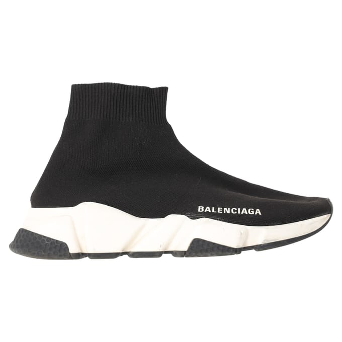 Balenciaga Speed Sneakers in Zwarte Polyester