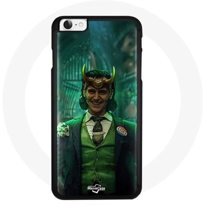 Coque pour Iphone 6 - Maniacase - Loki Thor Ragnarok - Souple - Noir - Mixte