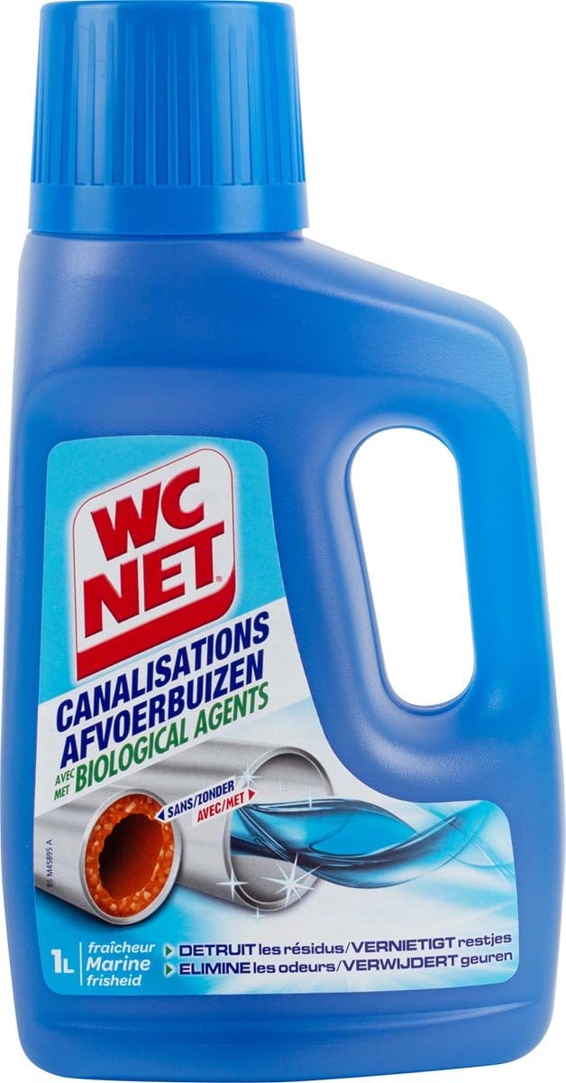 WC Net Onderhoud afvoerbuizen met biologisch stoffen Marine - 1 L