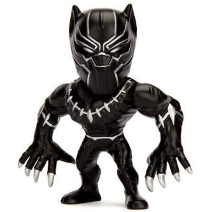 Jada Speelfiguur Marvel Black Panther Junior 10 Cm Die-cast Zwart