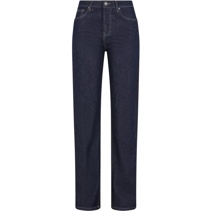 Urban Classics Damesjeans Ladies Straight F-it -denim TB7193