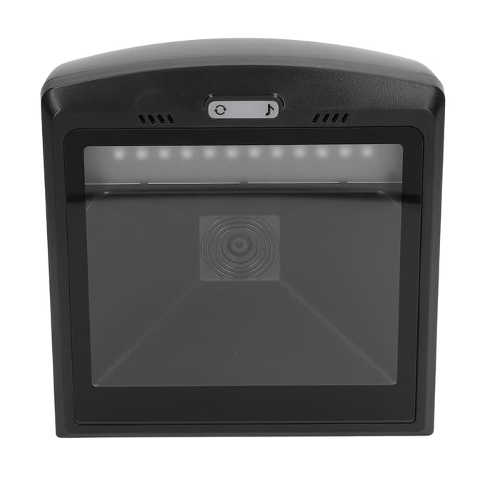 Handsfree Barcode Scanner Groot Scherm Desktop Automatische 2D QR Barcode Scanner voor Betaling gray