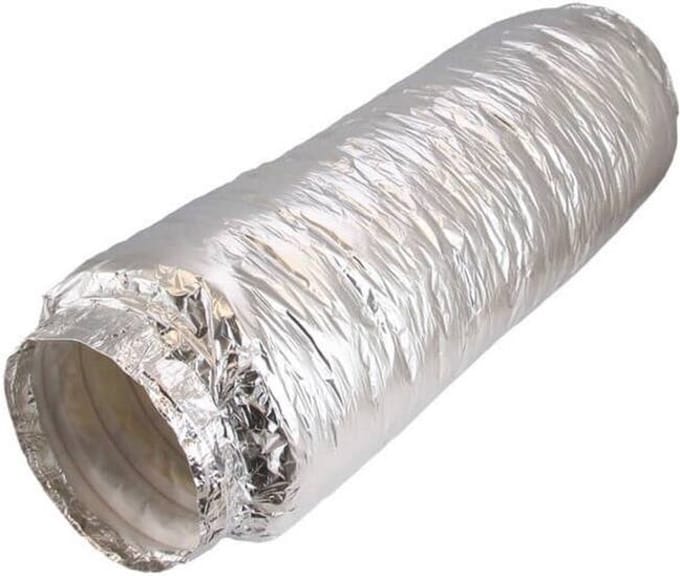 Flexibele geluiddemper non-woven met aansluiting diameter: 250 mm lengte 500mm