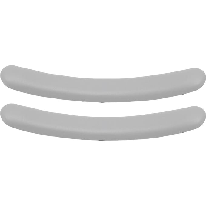 2 stuks Vervangende Hoofdbandkussen voor Koptelefoon Eiwitleer Memory Foam Hoofdbandkussen voor Barracuda grijze kleur
