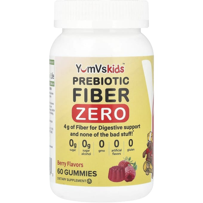 Prebiotische Vezels Nul, Bessen, 4G, 60 Gummibeertjes (2G per Gummy)