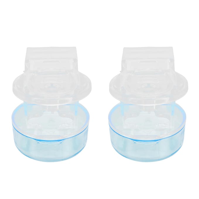 2 stuks Draagbare Tabletten Innemer Multifunctioneel Efficiënt Klein Lichtgewicht Tabletten Dispenser voor Thuis white