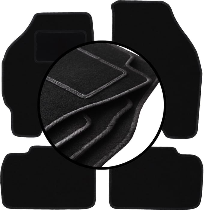 Complete set veloursmatten voor: Fiat Punto I hatchback (1992-1999)