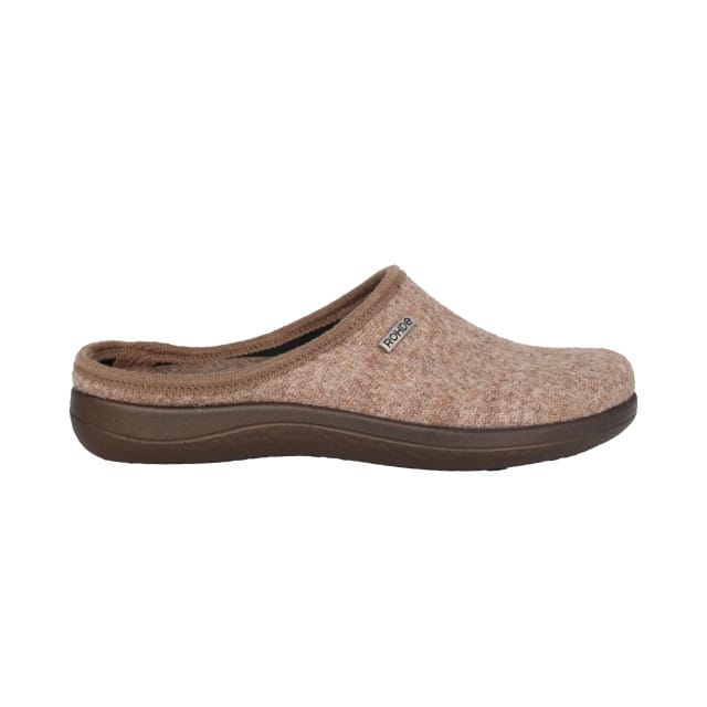 Rohde Bari - dames slof - Beige - maat 42 (EU) 8 (UK)