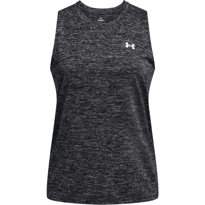 Under Armour Tech Tank Twist Dames Sporttop - Zwart