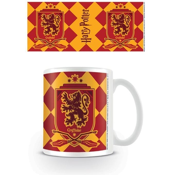 Harry Potter Gryffindor Mok (Wit/Karlaken/Goud)