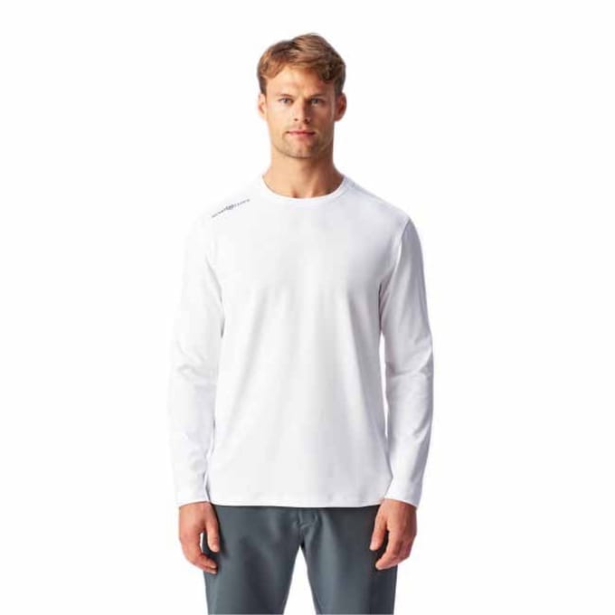 Henri Lloyd Dri-fast T-shirt Met Lange Mouwen Wit L Man