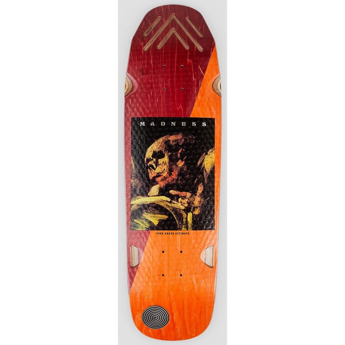 Madness Skateboards Wrath R7 9.0" Skateboard Deck oranje