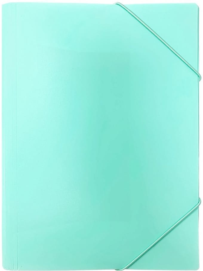 Biurfol A4 Map met Elastiek - Pastelgroen