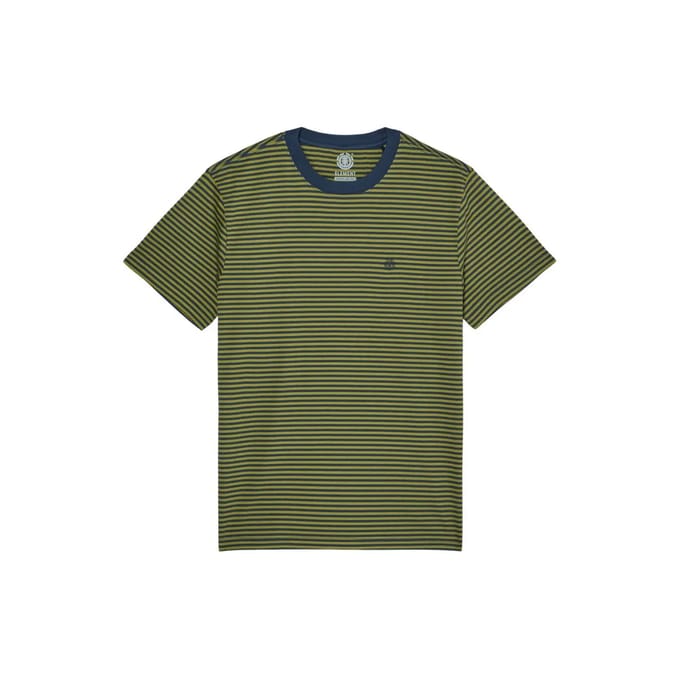 Element Icon Embroidery T-shirt Met Korte Mouwen Groen S Man