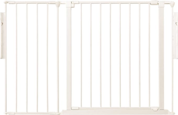 Safetots Kamerbreedhek, Panelenhek, Tot 115cm Breed, Wit, 70cm Hoog