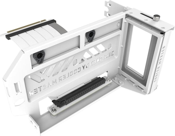 Grafische Kaart Houder - Verticale Kit - PC Componenten Tonen - Toolless Verstelbaar - ATX mATX Compatibel - Wit