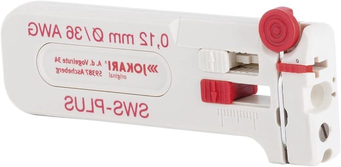 Precisie striptang - Draadstripper - Kleine draden strippen - Verstelbare lengteaanslag - 0.6 mm - Multicolor