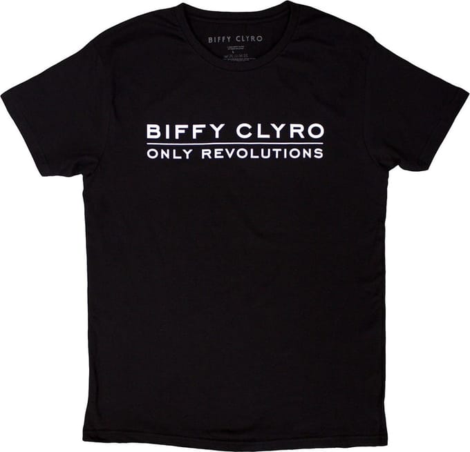 Biffy Clyro - Only Revolutions Heren T-shirt - XL - Zwart