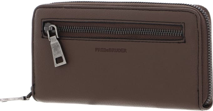 FREDsBRUDER Leren Portemonnee Bestie Wallet Olive Bruine