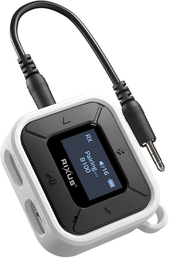 Rixus RXBT36 In-Fly Bluetooth Receiver White