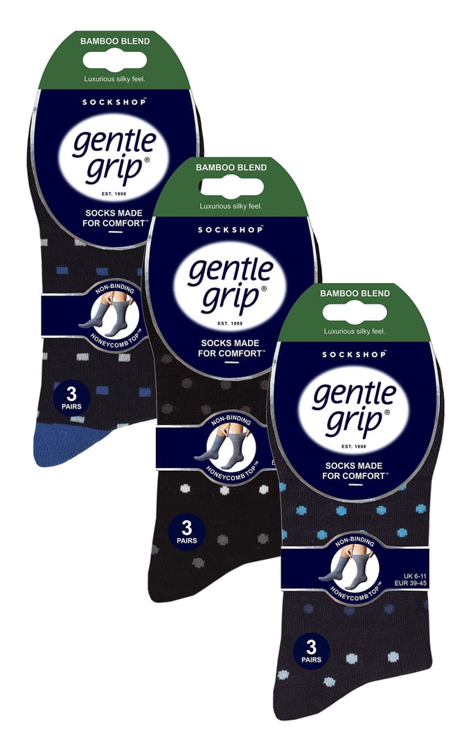 Gentle Grip - Heren 9 Paar Bamboe Sokken Multipack - SOMRM101106