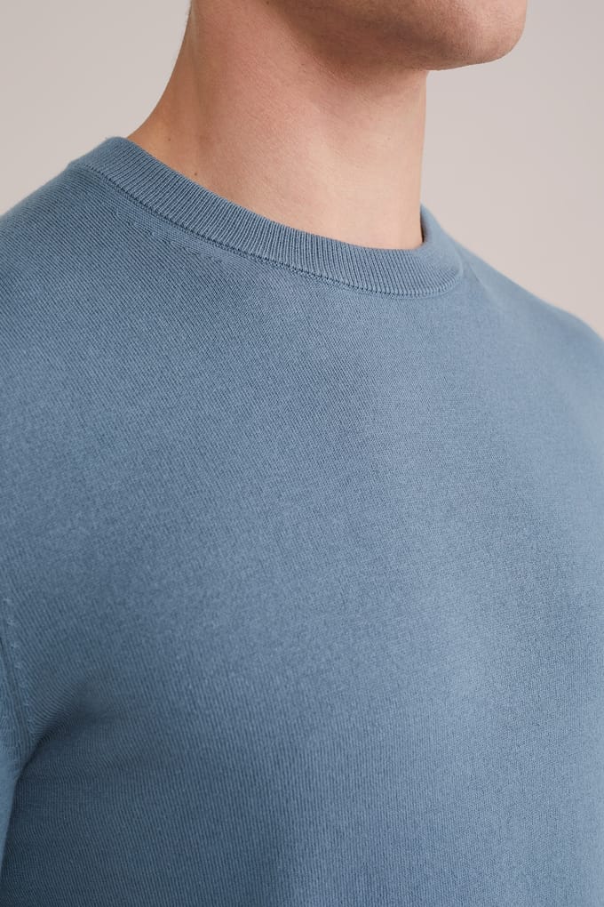 We Fashion Pullover Pastel Blue Größe: 3XL | Pullover Outlet | Herren | Blau
