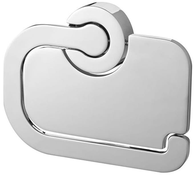Bisk Ventura 05308 Chroom Toiletrolhouder met Klep