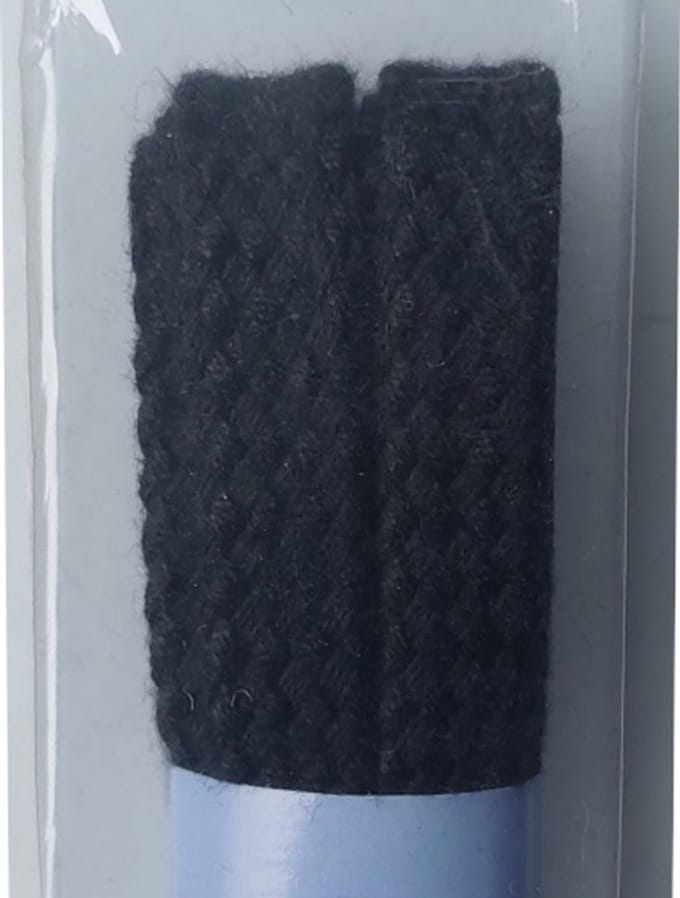 Gala Veter - Zwart - Plat - Lengte 120 cm - Breedte 7 mm - Schoenveter