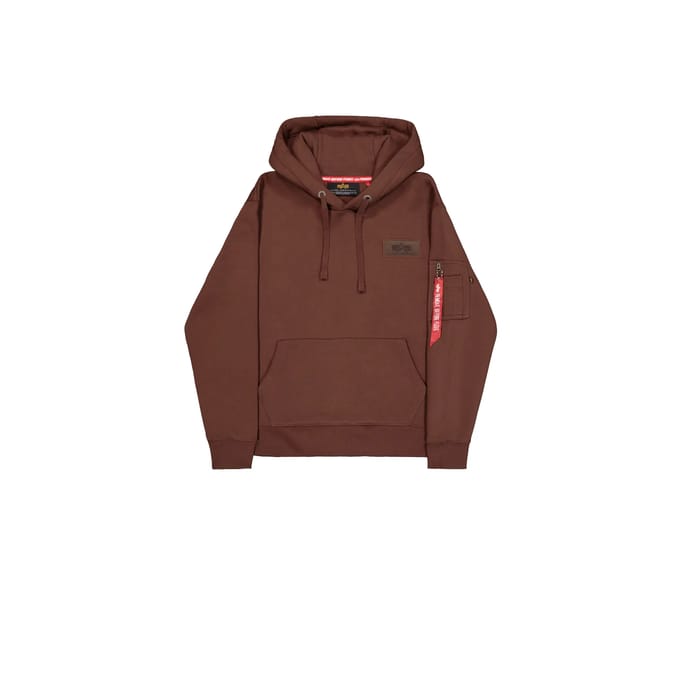 Hoody met bedrukking op de rug Alpha Industries