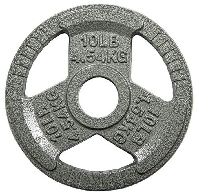 Halterschijf van gietijzer voor krachttraining en gewichtheffen - 4,5 kg