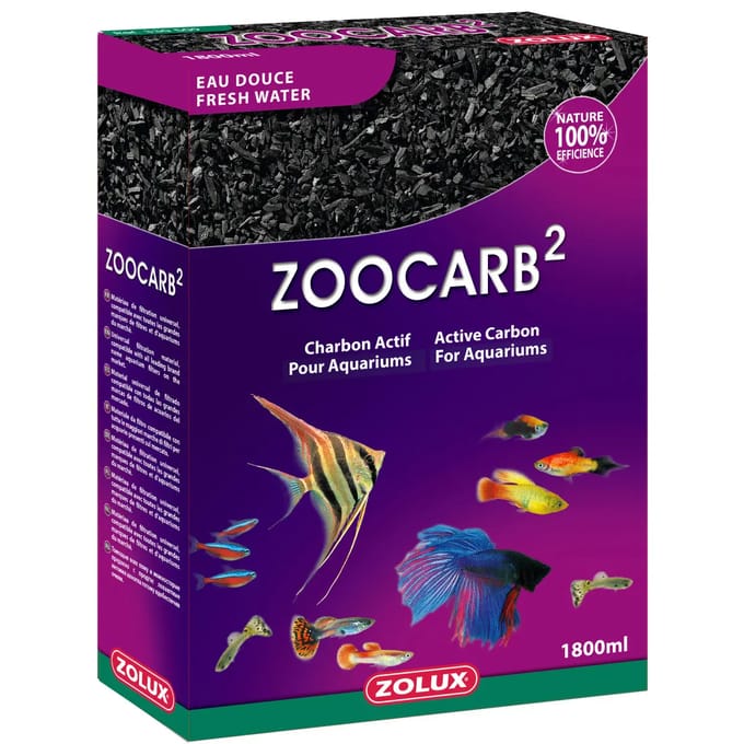 Houtskool filtrerend aquarium Zolux Zoocarb