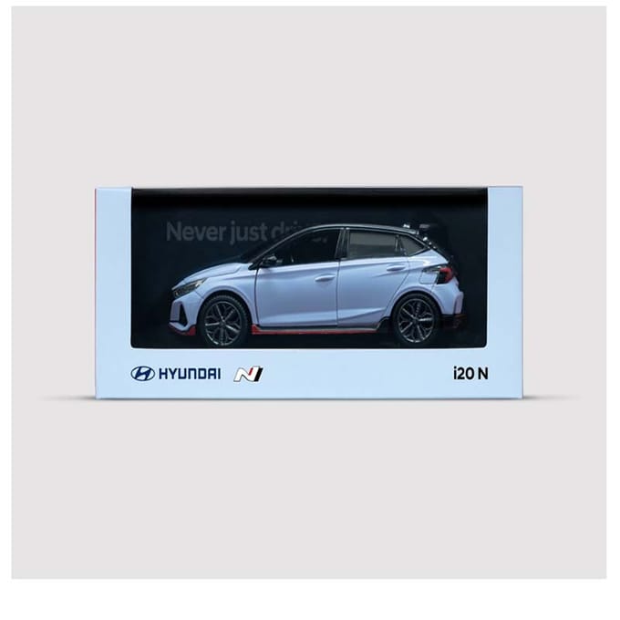 HYUNDAI COLLECTION Véritable i20 N 1:38 voitures moulées sous pression 1ea black