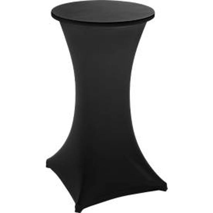 Hoes voor statafel, ø 700 mm, zwart